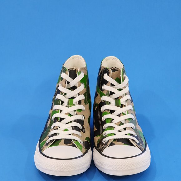 Converse CTAS High Top Archival Camo Print Canvas Unisex Sneakers 166714F NWT - Picture 6 of 6